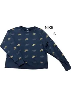 NIKE ロゴプリント トレーナー　ブラック　レディース　Sのサムネイル
