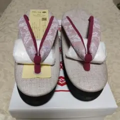 菱屋謹製　CALEN BLOSSO 鼻緒レース　60 CAFE ZORI（S）