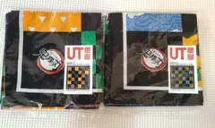 新品！ユニクロ☆鬼滅の刃☆ハンカチ　バンダナ　2点セット