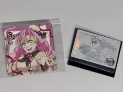 鬼滅の刃　ムービーチケット風コレクションカード おばみつ バレンタインコースター