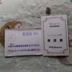 アイレム スーパーエクスプレス殺人事件 ハガキと保証書