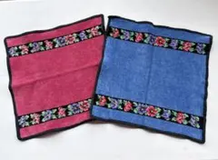 FEILER 花柄タオルハンカチ2枚セット