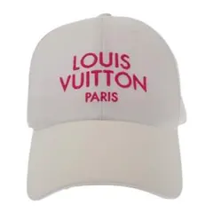 完売　限定1点　美品　ヴィトン キャップ レディース　ベージュ　アイボリー LOUIS VUITTON ルイ・ヴィトン/レディースファッション