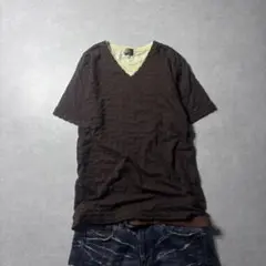 archive striped crew neck tee y2k c-boy - メルカリ