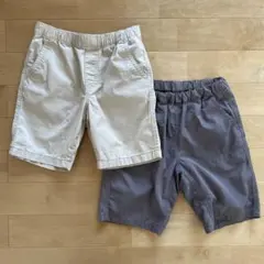 ユニクロ　ショートパンツ　130㎝　２枚組