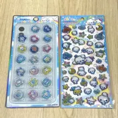 あわわちゃん キャンディグリッターステッカー おはじき