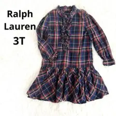 Ralph Lauren ラルフローレン チェック柄 ワンピース 3T