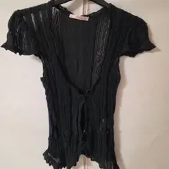 R.E.D. VALENTINO ブラックカーディガンのサムネイル