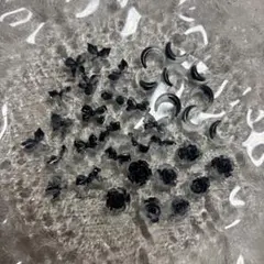 ネイルパーツ(リボン/蝶/月/バラ)