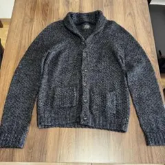 BEAMS PLUS ショールカラー ニットカーディガン M 日本製 ウール