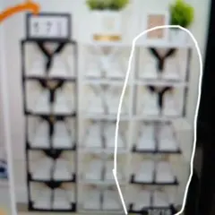 DoWin Plastic Storage Organizer 6個パック
