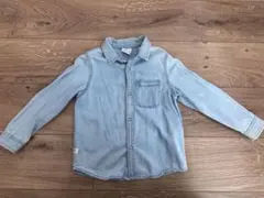 ZARA 長袖シャツ 3-4歳 ライトブルー