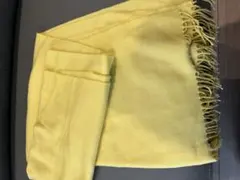 ストール　黄色 柔らかい素材 マフラー
