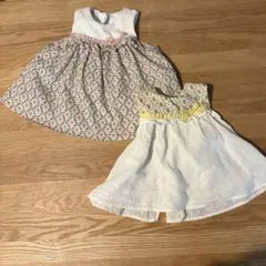ディモワ　着るスタイドレス 2色セット　双子　10moisのサムネイル