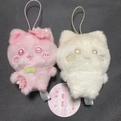 ちいかわ ぬいぱれっと さくらいろ マスコット ハチワレ ミルクいろ