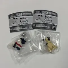ウォレスとグルミット めじるしアクセサリー ガチャガチャ ショーン グルミット