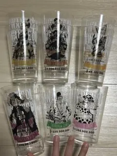 セット販売　アニメワンピース　ワンピース　キャラクターグッズ　コップ　グラス