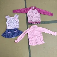 水着　ラッシュガードセット　110 女の子