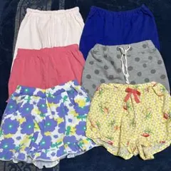 ズボン　ショートパンツ　90cm 6点セット　まとめ売り　女の子　ベビー