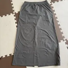 UNIQLO ウルトラストレッチエアリズムロングスカート　L ブラウン