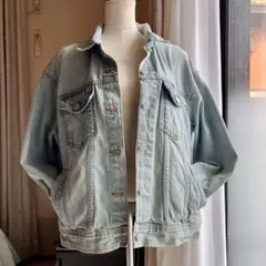 ライトブルーデニムジャケット サイズ：M