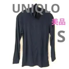 【美品A】 UNIQLO ユニクロ ヒートテック ユニクロ 紺 長袖