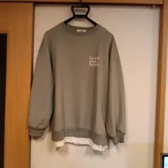 【値下げ】WEGO グレー トレーナー Fサイズ