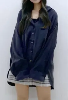 PAGEBOY シルキーレーヨンルーズシャツのサムネイル
