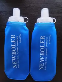 가격이 인하되고 있습니다!뉴볼러 소프트 플라스크, 블루, 500ml, 2개 세트