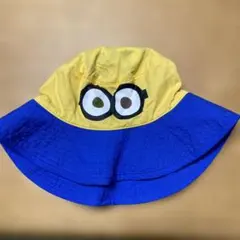 ミニオンデザイン帽子 イエローとブルー