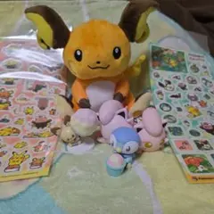 ポケモンfit ライチュウ ぬいぐるみ フィギュアセット
