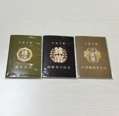 【即日発送】HiGH&LOW THE WORST X 生徒手帳 3個セット