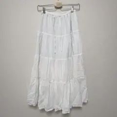 GU ロングスカート　ホワイト