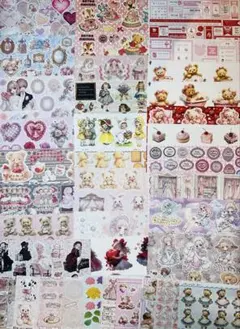 87-値下げ‼️デザインペーパー まとめ売り‥120枚 - メルカリ