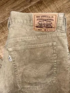 LEVI'S】リーバイス 551Z ヒッコリーストライプデニムパンツ BIGE