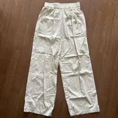 アイボリー ワイドパンツ la gemme