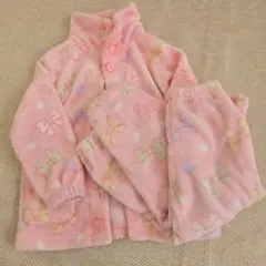 もこもこパジャマ リボン柄