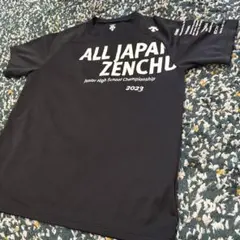 DESCENTE 2023 全中陸上 Tシャツ ブラック Mサイズのサムネイル