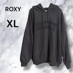 ROXY ロキシー プルオーバー パーカー ロゴ入り ブラック XLのサムネイル