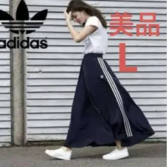 p*m様 adidas originals フレアスカート サテンロングスカート