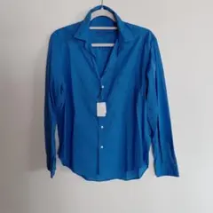 Frank & Eileen 長袖シャツ 青 1947年設立