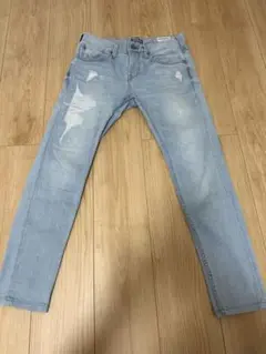 ⭐︎値下げOK⭐︎BAYFLOWダメージ加工スキニーデニムパンツのサムネイル
