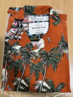 新品 KAHALA カハラ アロハシャツ デュークスパレオ 緑XS S〜M相当