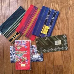 沖縄　ミンサー織り　紅型　いろいろ　新品未使用