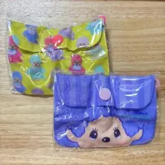 モンチッチ フラットコインケース　C E ２点セット
