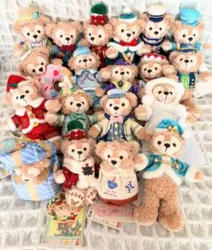 ダッフィー ぬいば ぬいぐるみバッジ 歴代 レア 17体セット ステラルー
