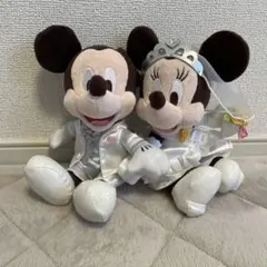 ミッキー ミニー ウェディングドール ぬいぐるみ