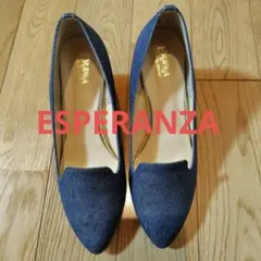 ESPERANZA デニムパンプス 23.0cmのサムネイル