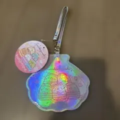 すみっこぐらし　オーロラ　シェル型パスケース
