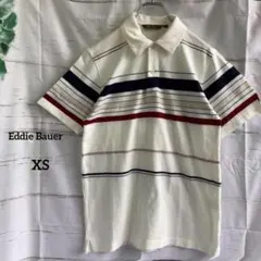 エディーバウアー Eddie Bauer　半袖　ポロシャツ　ボーダー　XSのサムネイル